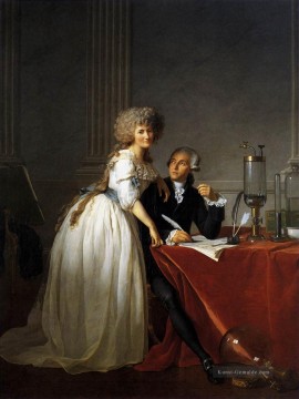  Marie Galerie - Porträt von Antoine Laurent und Marie Anne Lavoisier Neoklassizismus Jacques Louis David